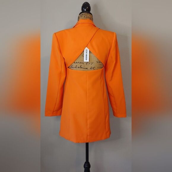 Steve Madden Orange Mini Dress - Picture 4 of 15